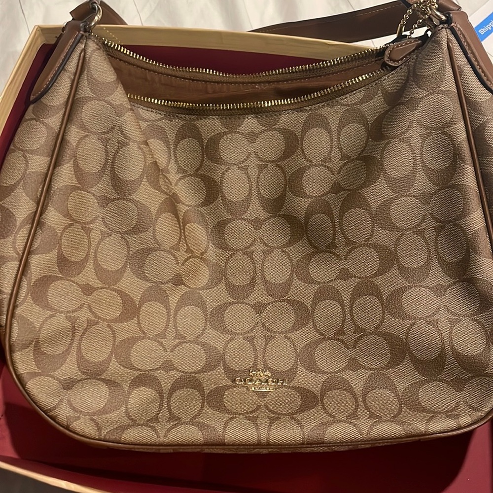 Coach Saddle Bag Khaki
